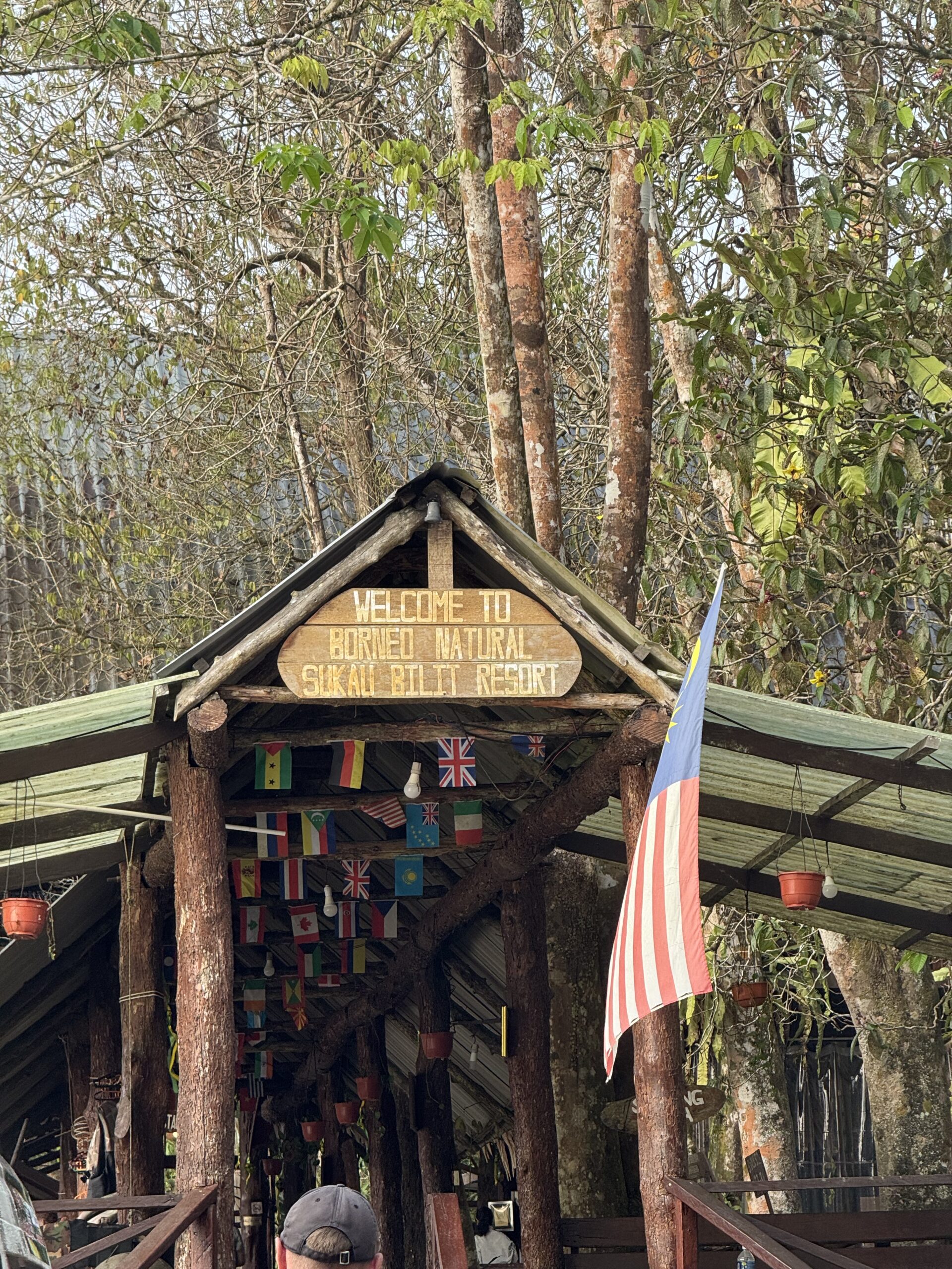 Unterkunft bei der Borneo Flusssafari