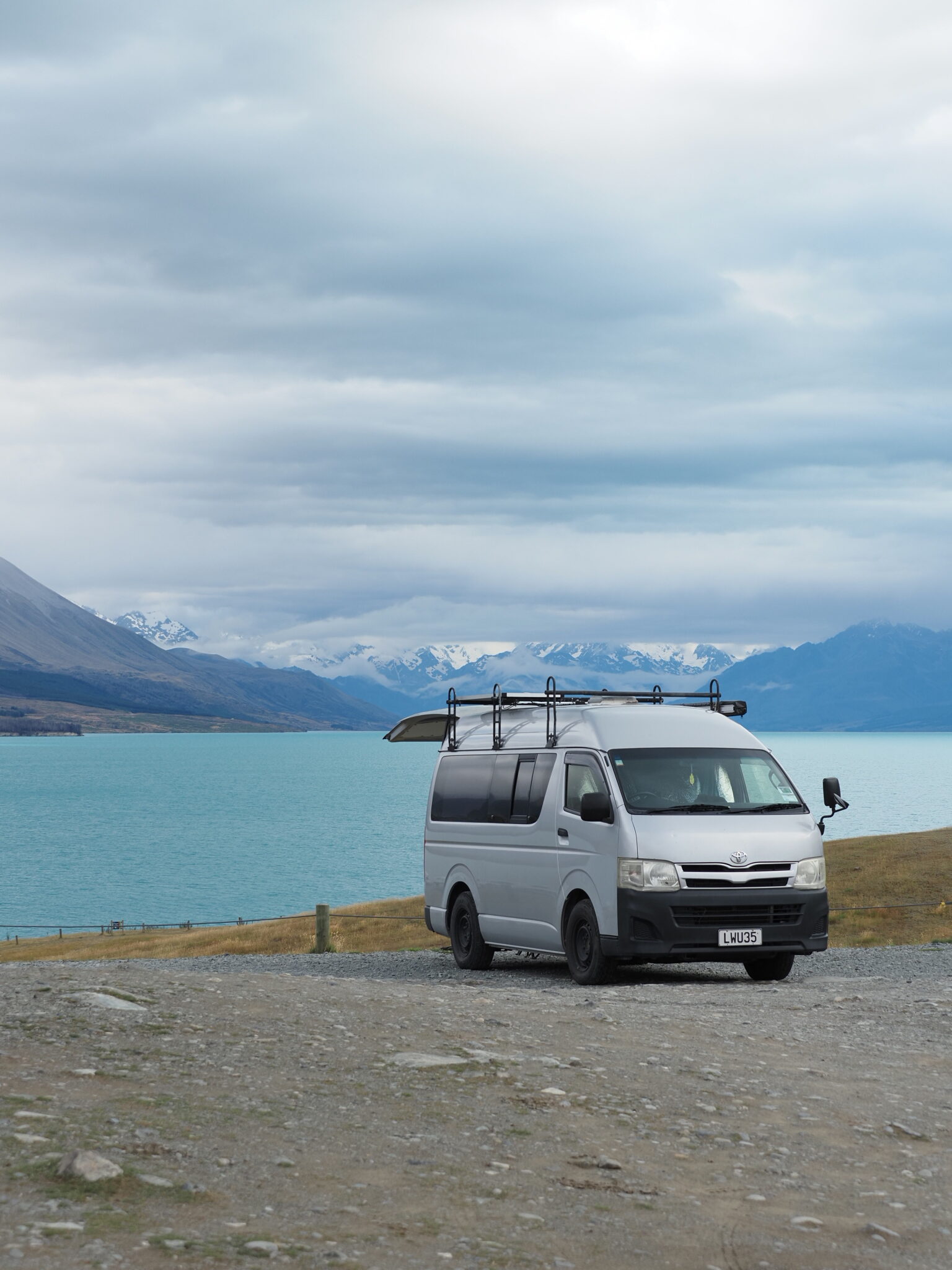 Neuseeland Reisebericht: Ein Start, der uns direkt sprachlos gemacht hat Camper Lake Pukaki